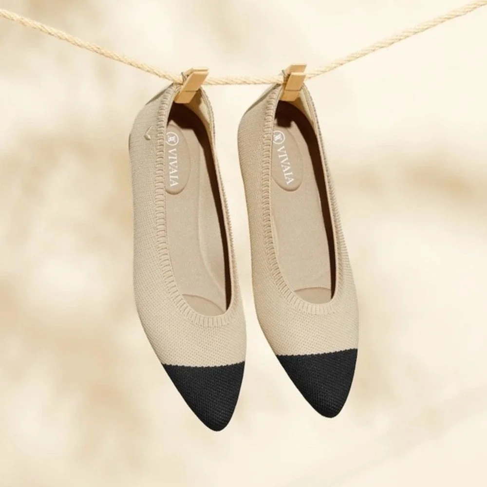 VIVAIA Pointed-Toe Ballet Flats  size EU/39.5‎ US/8.5